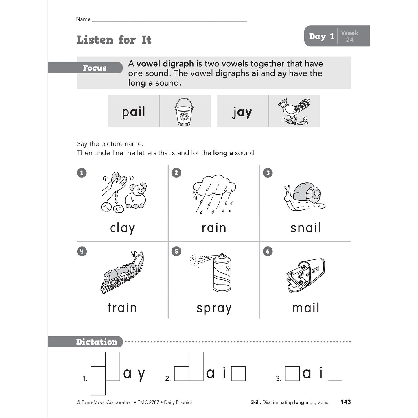 Daily Phonics Practice, Grade 1