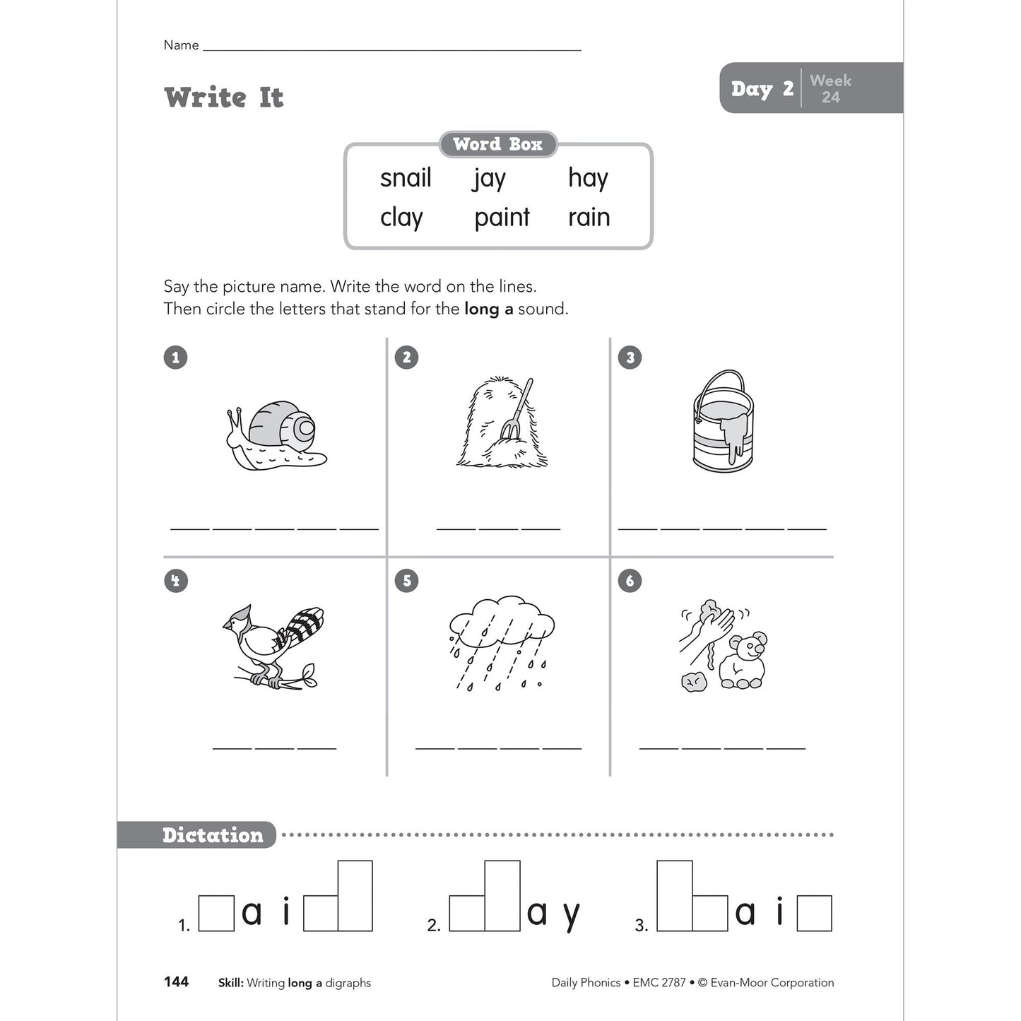 Daily Phonics Practice, Grade 1
