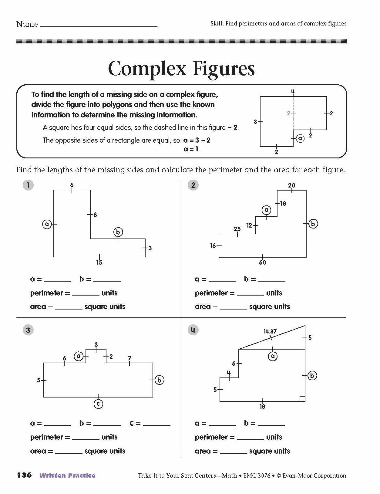 Take It to Your Seat Math Centers, Grade 6+