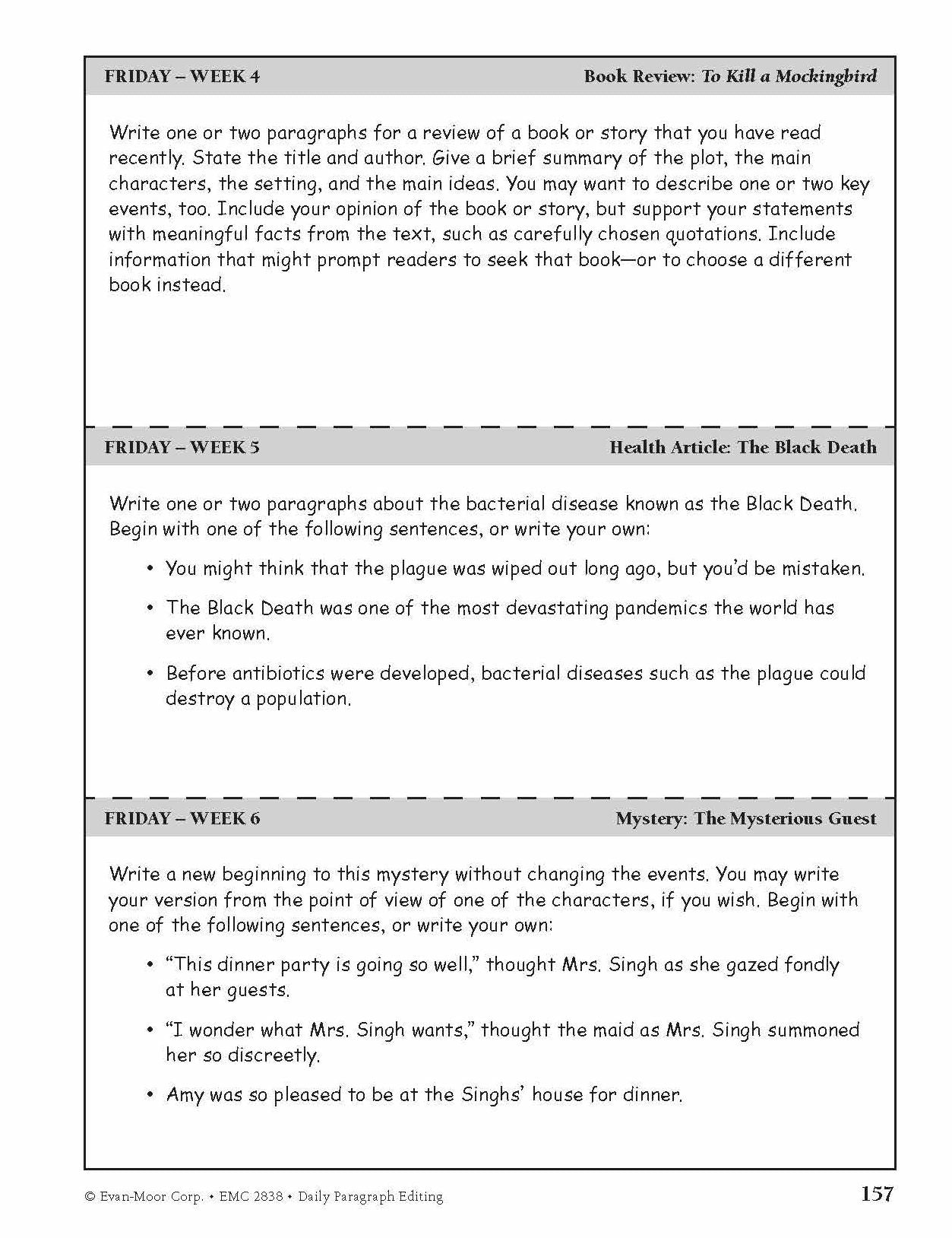 Daily Paragraph Editing, Grade 8 Teacher Edition