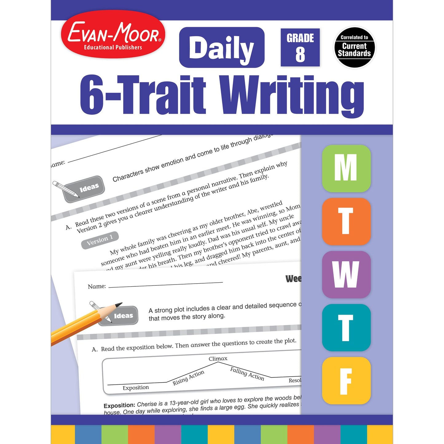 Daily 6-Trait Writing, Grade 8