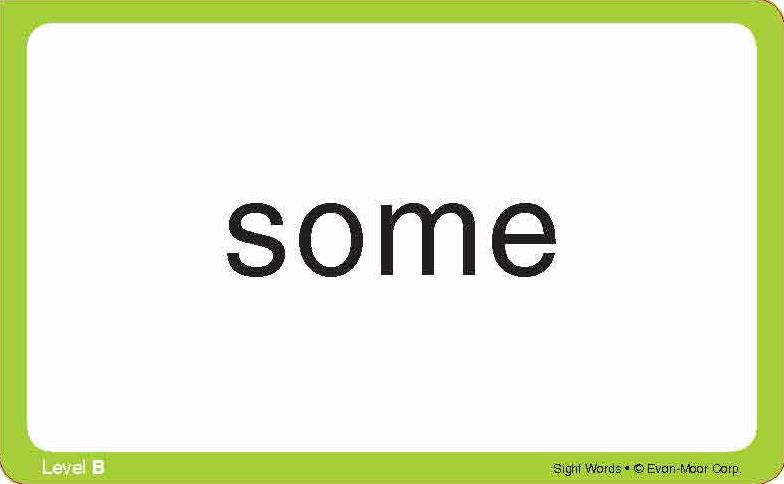 Flashcards: Sight Words