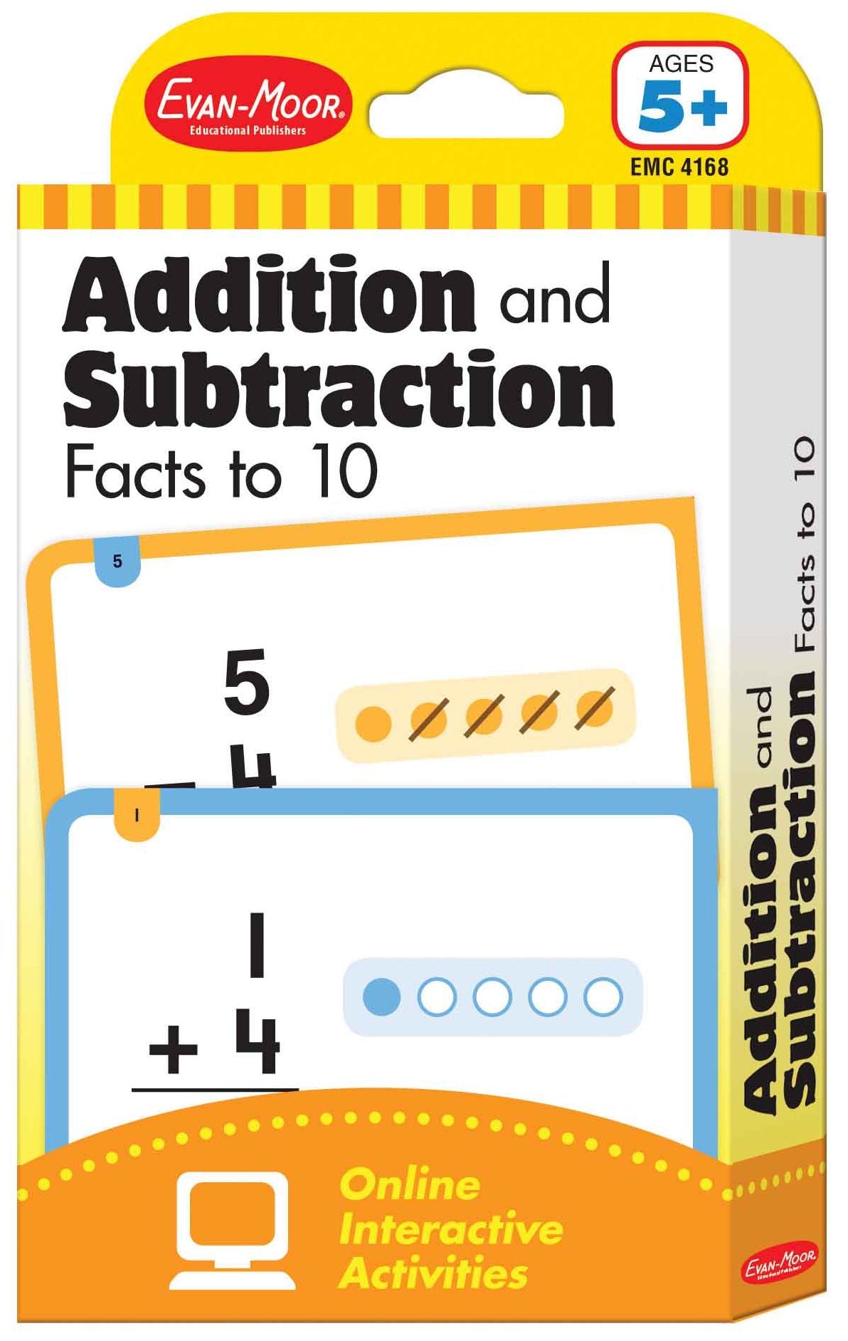 Flashcards: Beginning Addition and Subtraction Facts to 10