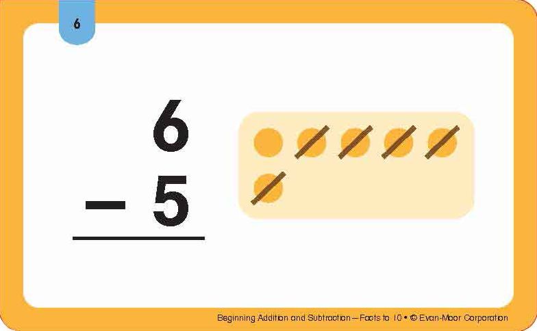Flashcards: Beginning Addition and Subtraction Facts to 10