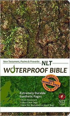 Waterproof Bible - NLT - New Testament Ps and Pr - Bark/Camo