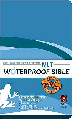 Waterproof Bible - NLT - New Testament Ps. and Pr. - Blue