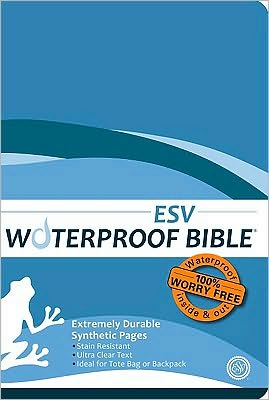 Waterproof Bible - ESV - Blue