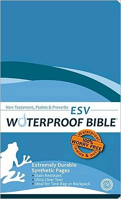 Waterproof Bible - ESV - New Testament Ps. and Pr. - Blue