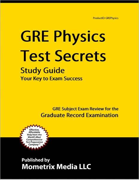 GRE Physics Test Secrets Study Guide