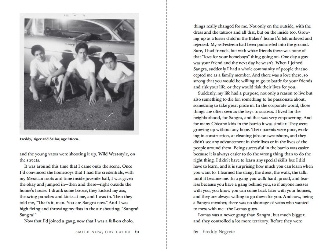 Smile Now, Cry Later: Guns, Gangs, and Tattoos-My Life in Black and Gray