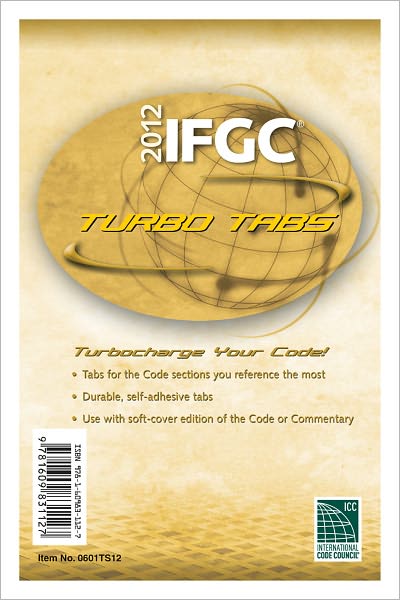 2012 International Fuel Gas Code Turbo Tabs for Loose Leaf Edition