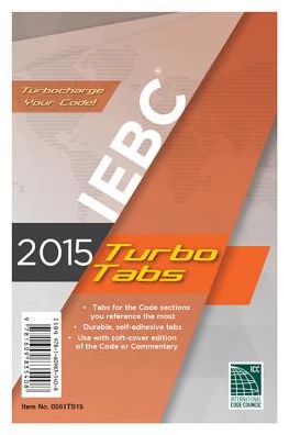 2015 International Existing Building Code Turbo Tabs for Paperbound Edition