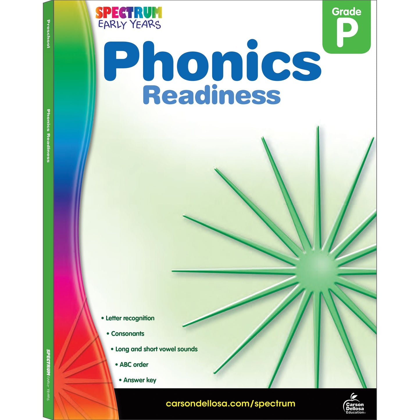 Spectrum Phonics Readiness, Grade Pre K