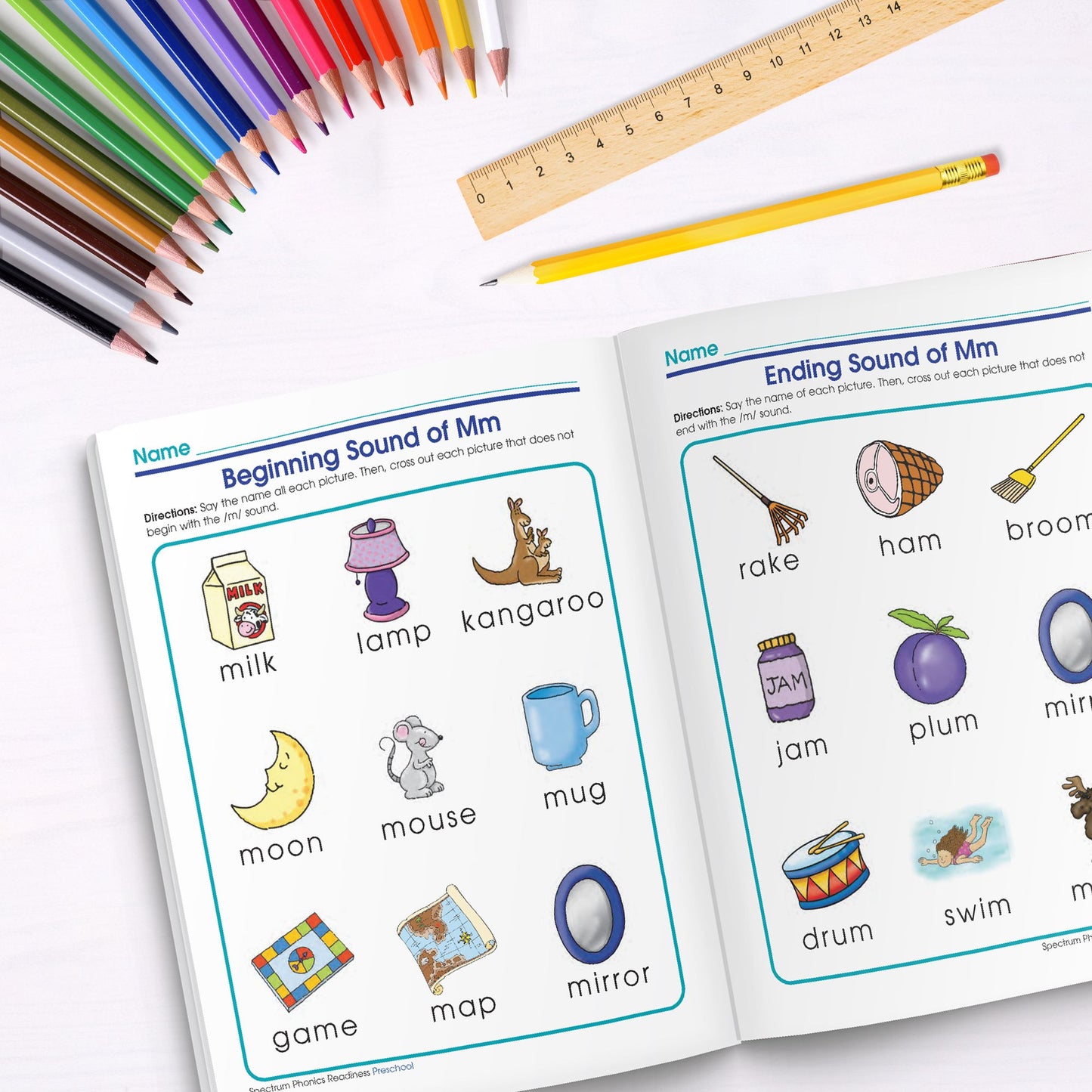 Spectrum Phonics Readiness, Grade Pre K