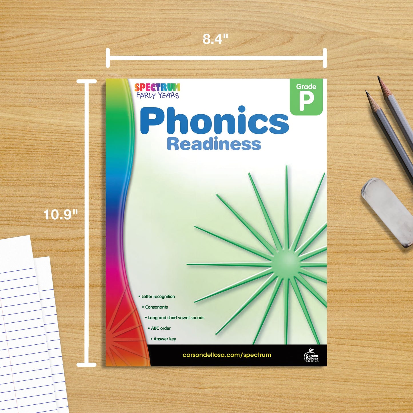 Spectrum Phonics Readiness, Grade Pre K
