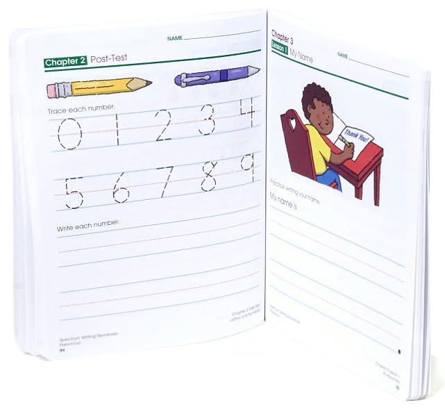 Spectrum Writing Readiness, Grade Pre K