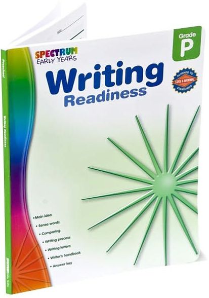 Spectrum Writing Readiness, Grade Pre K