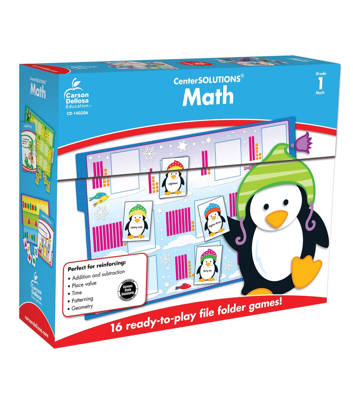 Math File Folder Game, Grade 1: File Folder Games