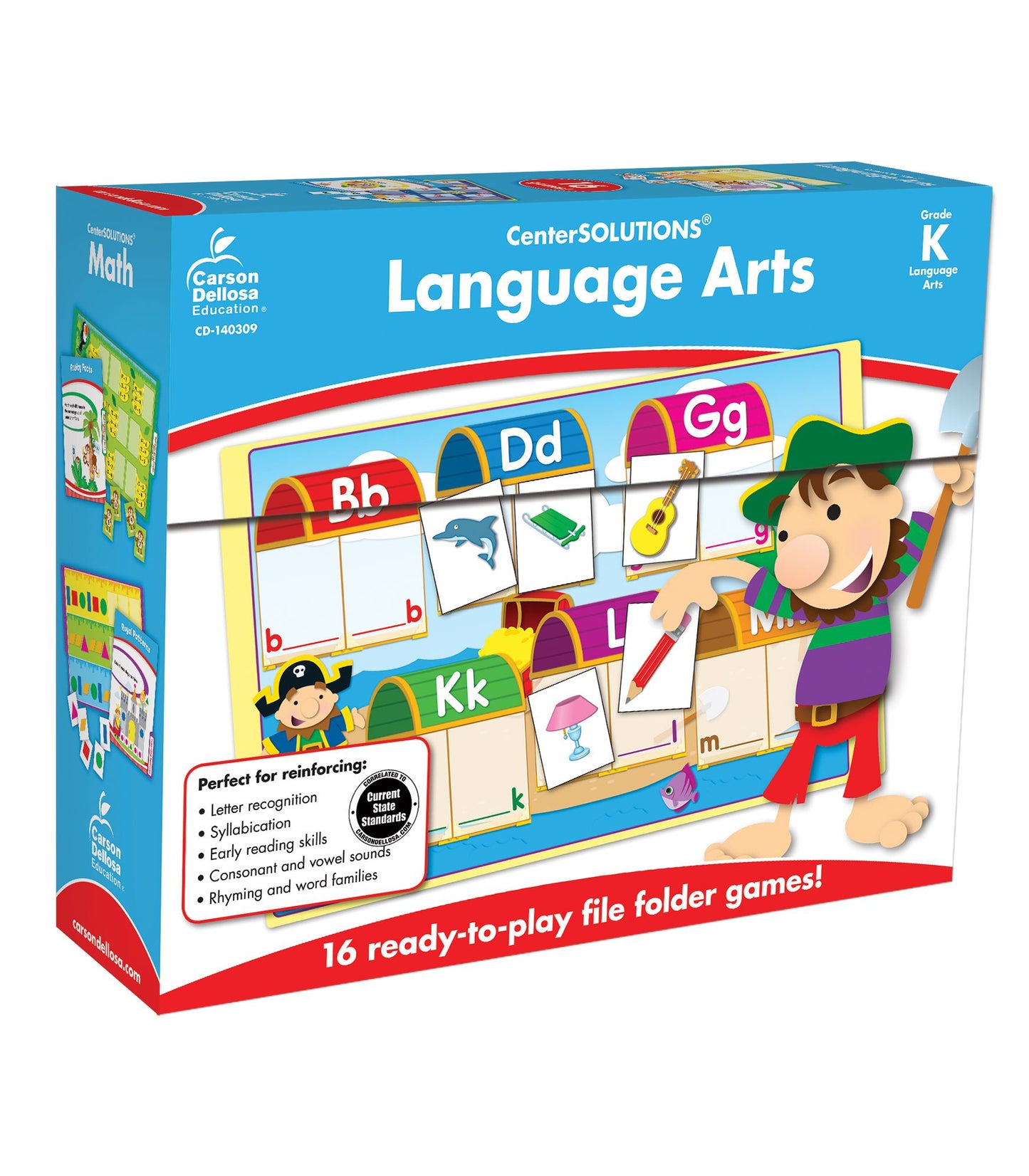 Language Arts File Folder Game, Grade K: File Folder Games