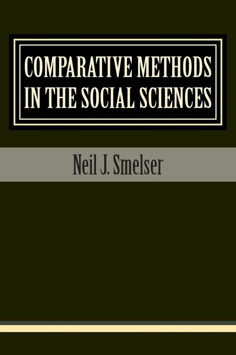 Comparative Methods in the Social Sciences