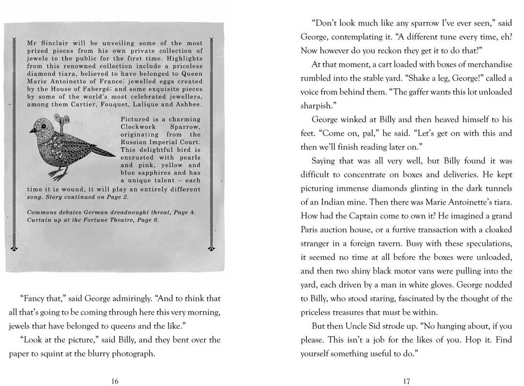 The Mystery of the Clockwork Sparrow (Book 1)