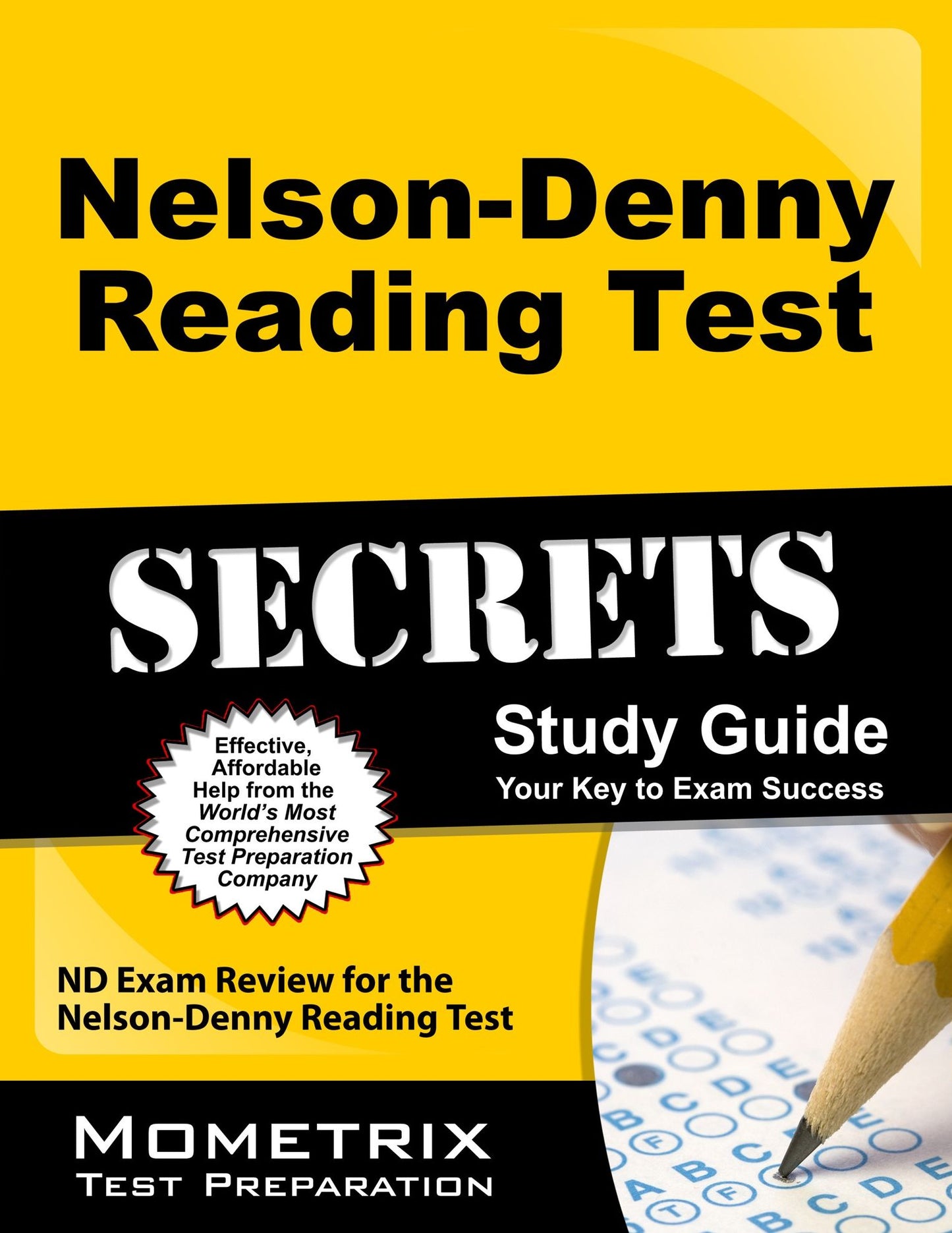 Nelson-Denny Reading Test Secrets Study Guide