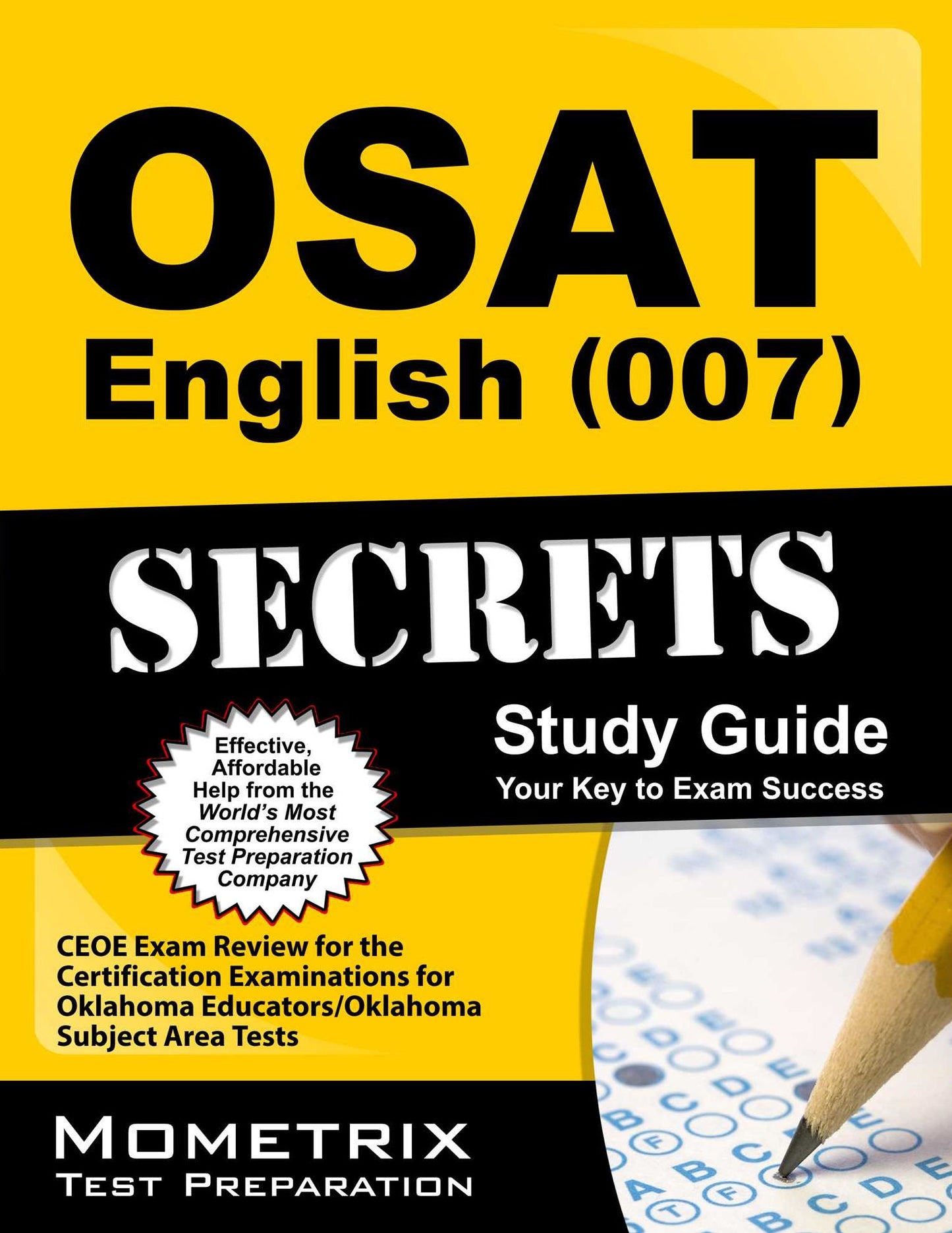 OSAT English (007) Secrets Study Guide