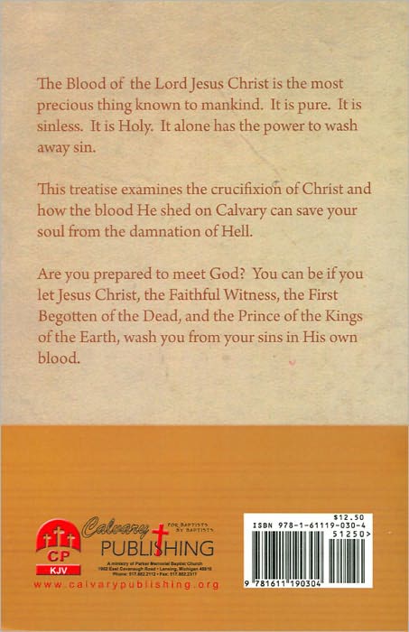 But for the Blood: A Treatise on the Blood of Christ