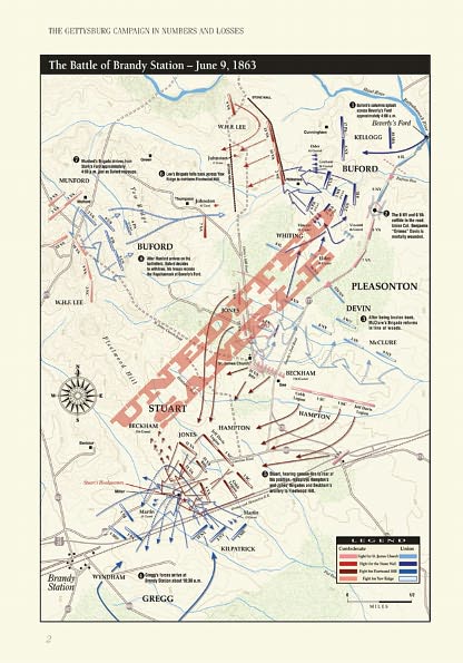 The Gettysburg Campaign in Numbers and Losses: Synopses, Orders of Battle, Strengths, Casualties, and Maps, June 9 - July 14, 1863