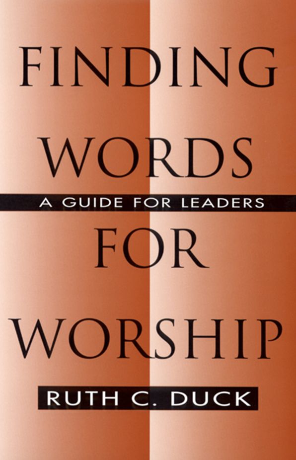 Finding Words for Worship: A Guide for Leaders