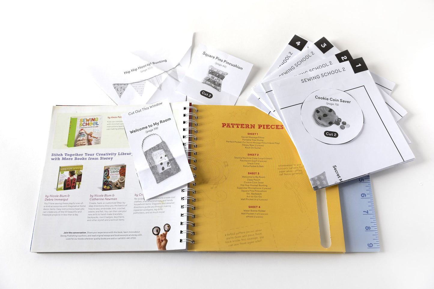 Sewing School 2: Lessons in Machine Sewing; 20 Projects Kids Will Love to Make