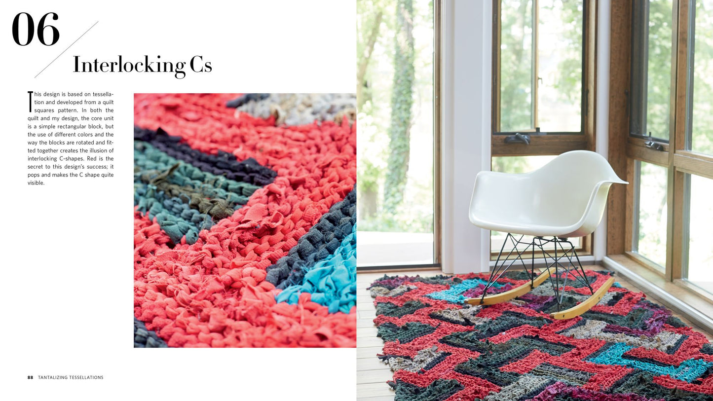 Knitting Fabric Rugs: 28 Colorful Designs for Crafters of Every Level