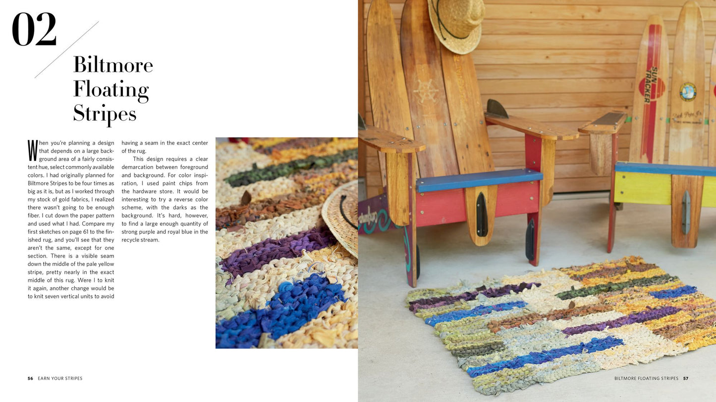 Knitting Fabric Rugs: 28 Colorful Designs for Crafters of Every Level