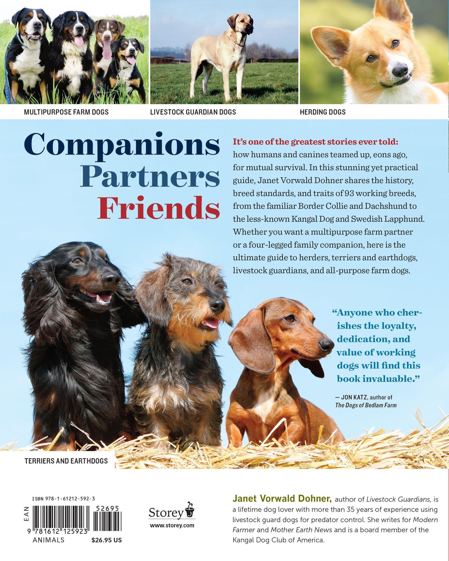 Farm Dogs: A Comprehensive Breed Guide to 93 Guardians, Herders, Terriers, and Other Canine Working Partners