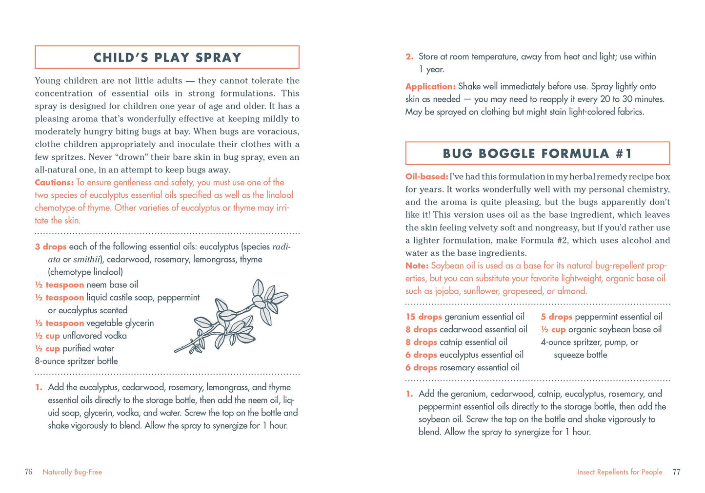 Naturally Bug-Free: 75 Nontoxic Recipes for Repelling Mosquitoes, Ticks, Fleas, Ants, Moths & Other Pesky Insects
