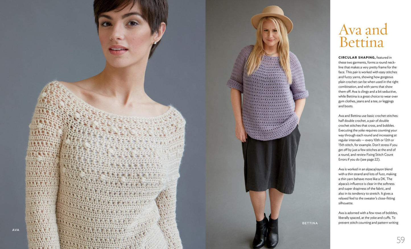 Top-Down Crochet Sweaters: Fabulous Patterns with Perfect Fit