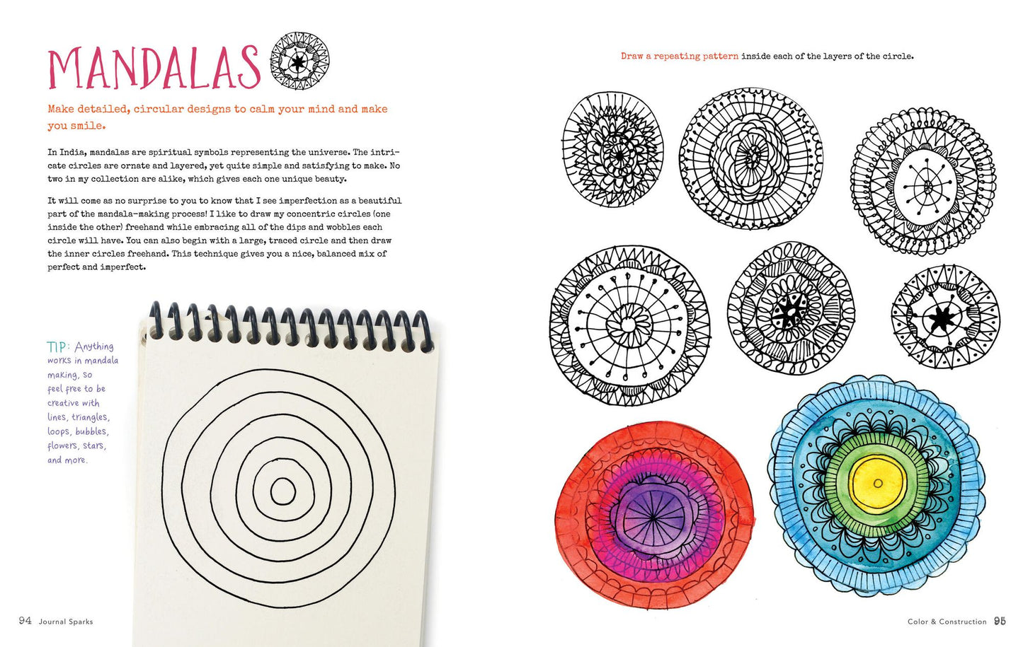 Journal Sparks: Fire Up Your Creativity with Spontaneous Art, Wild Writing, and Inventive Thinking
