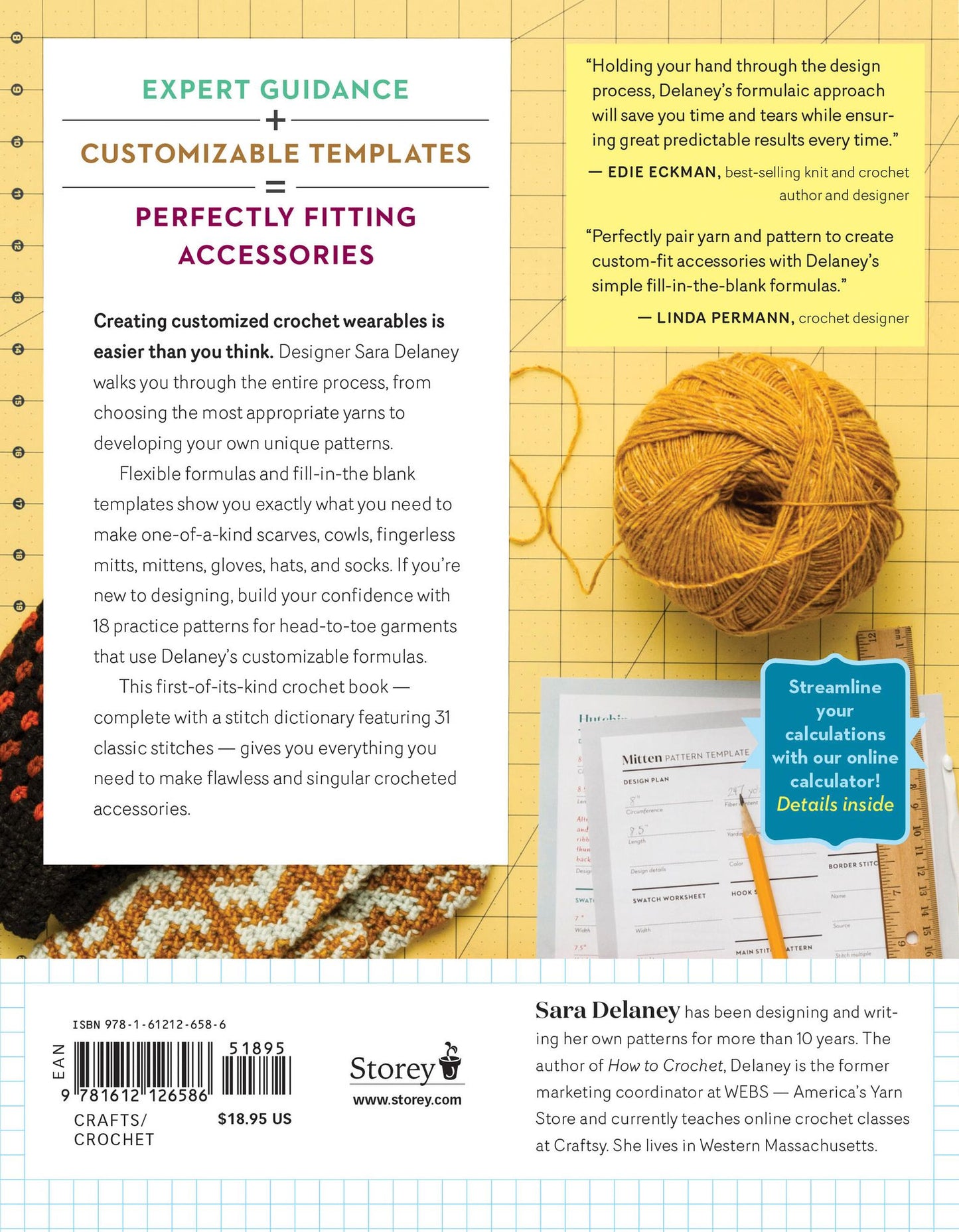 Design Your Own Crochet Projects: Magic Formulas for Creating Custom Scarves, Cowls, Hats, Socks, Mittens & Gloves