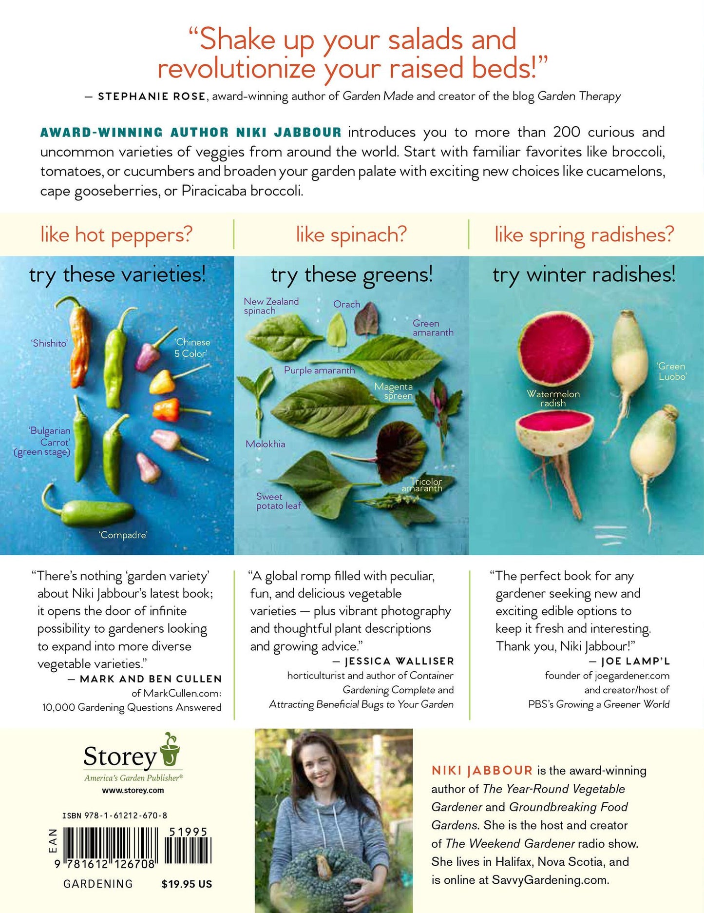 Niki Jabbour's Veggie Garden Remix: 224 New Plants to Shake Up Your Garden and Add Variety, Flavor, and Fun