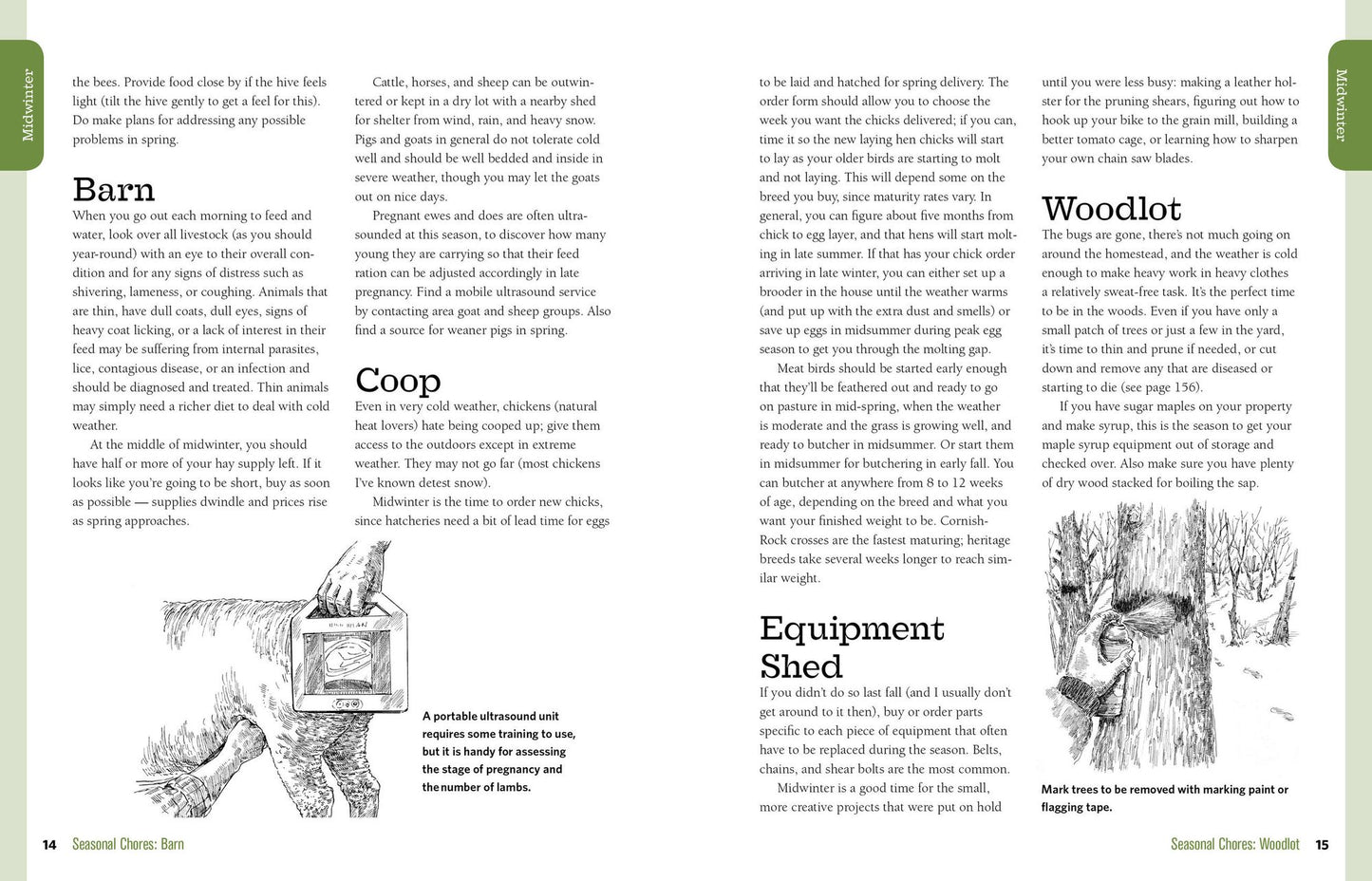 The Backyard Homestead Seasonal Planner: What to Do & When to Do It in the Garden, Orchard, Barn, Pasture & Equipment Shed