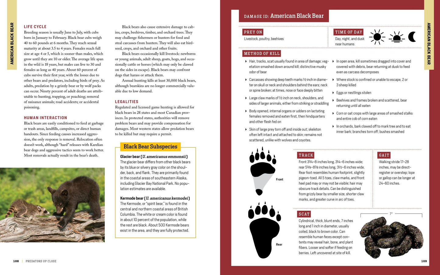 The Encyclopedia of Animal Predators: Learn about Each Predator's Traits and Behaviors; Identify the Tracks and Signs of More Than 50 Predators; Protect Your Livestock, Poultry, and Pets