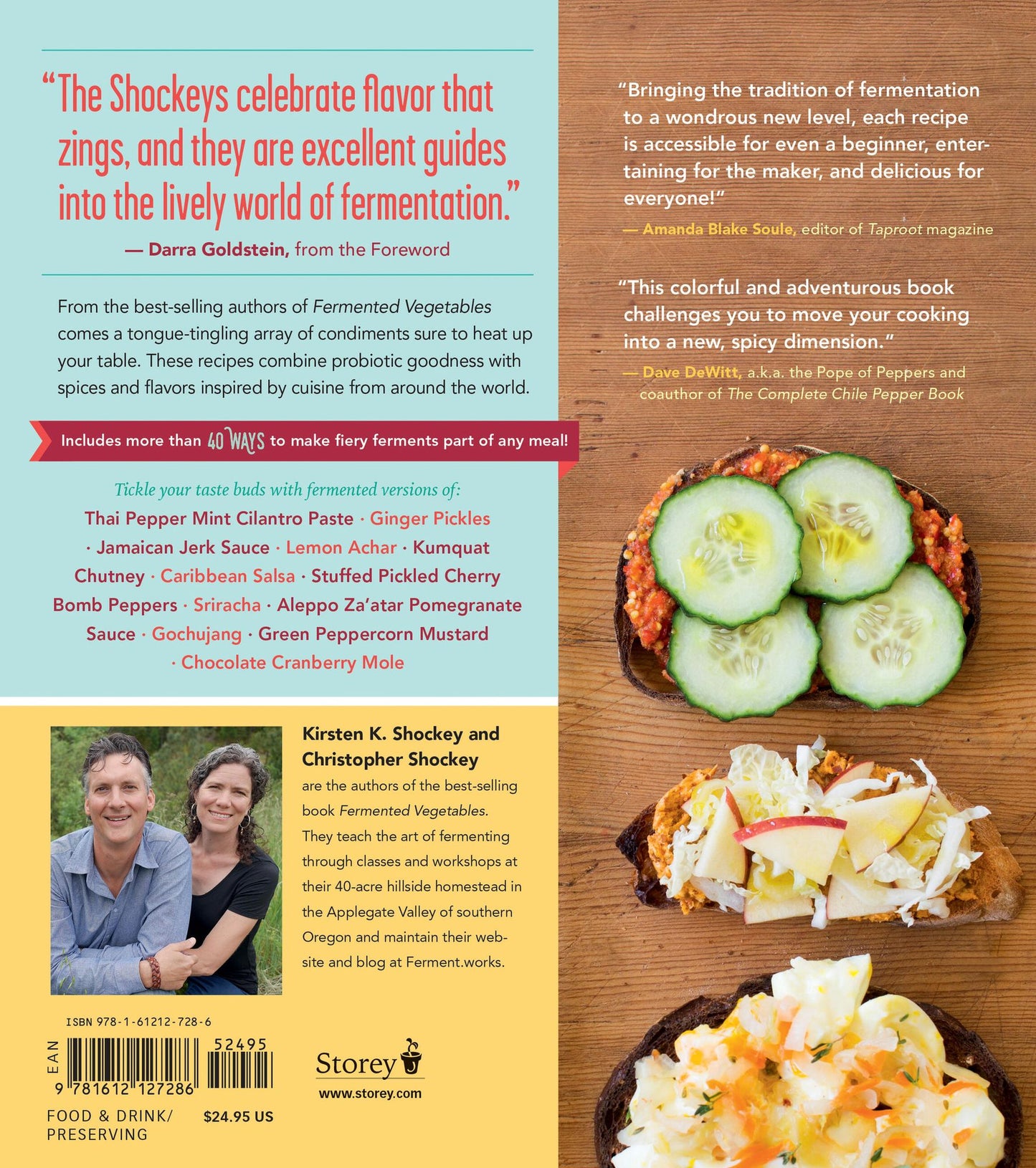 Fiery Ferments: 70 Stimulating Recipes for Hot Sauces, Spicy Chutneys, Kimchis with Kick, and Other Blazing Fermented Condiments