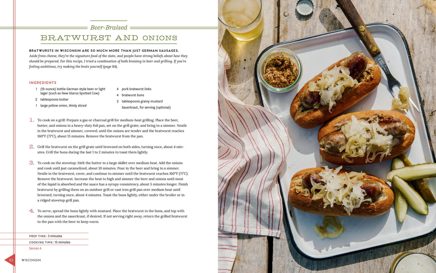 The Lake Michigan Cottage Cookbook: Door County Cherry Pie, Sheboygan Bratwurst, Traverse City Trout, and 115 More Regional Favorites