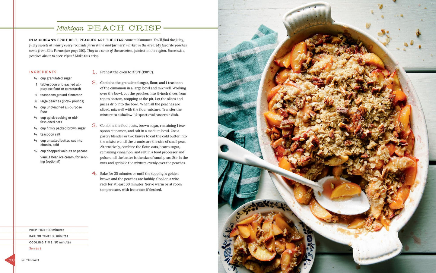 The Lake Michigan Cottage Cookbook: Door County Cherry Pie, Sheboygan Bratwurst, Traverse City Trout, and 115 More Regional Favorites