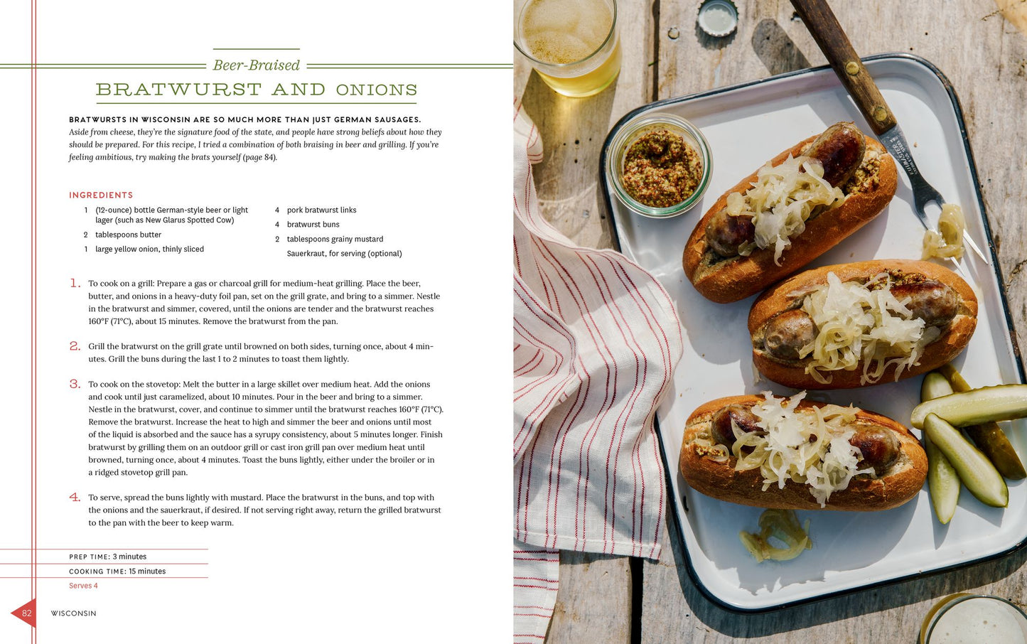 The Lake Michigan Cottage Cookbook: Door County Cherry Pie, Sheboygan Bratwurst, Traverse City Trout, and 115 More Regional Favorites