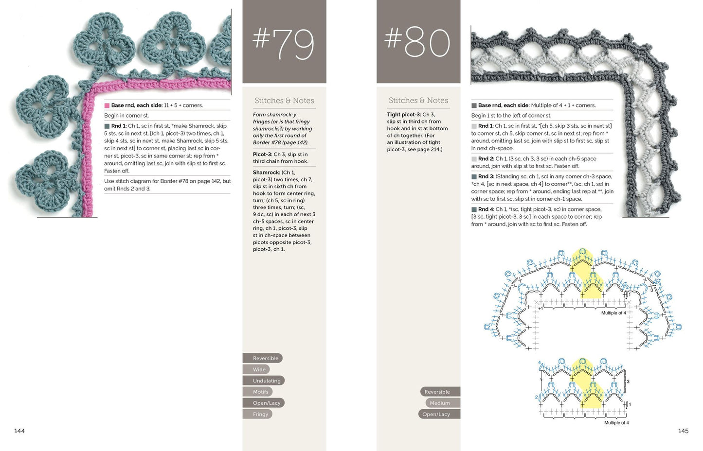 Every Which Way Crochet Borders: 139 Patterns for Customized Edgings