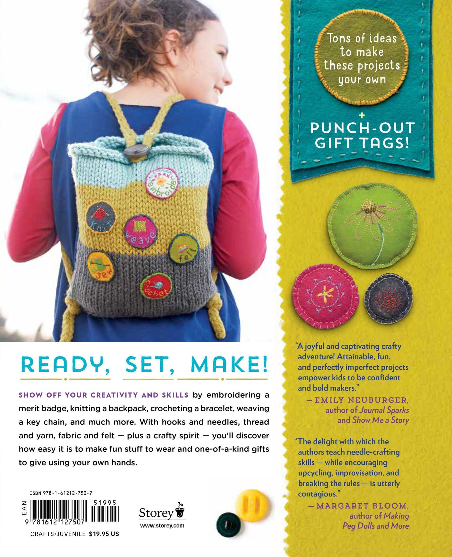 Stitch Camp: 18 Crafty Projects for Kids & Tweens - Learn 6 All-Time Favorite Skills: Sew, Knit, Crochet, Felt, Embroider & Weave