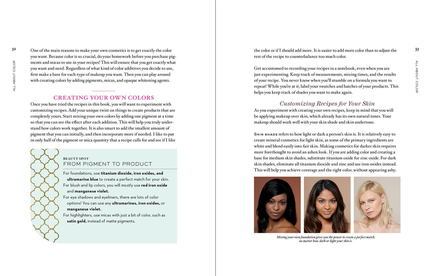 Make Your Own Pure Mineral Makeup: 79 Easy Hypoallergenic Recipes for Radiant Beauty