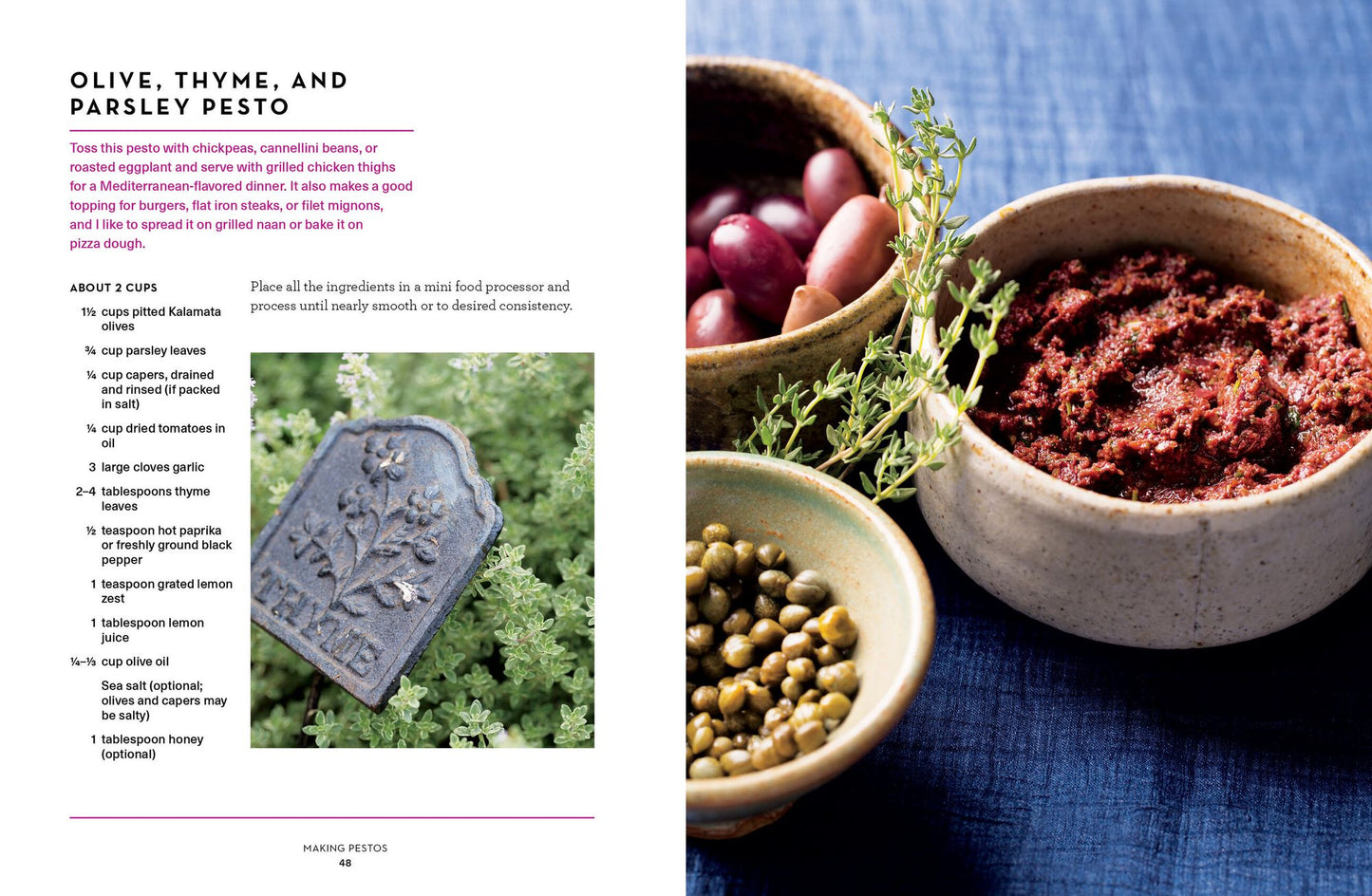The Pesto Cookbook: 116 Recipes for Creative Herb Combinations and Dishes Bursting with Flavor