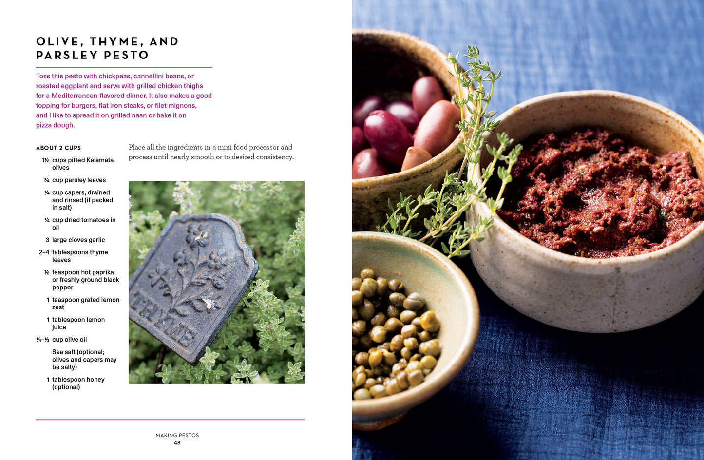 The Pesto Cookbook: 116 Recipes for Creative Herb Combinations and Dishes Bursting with Flavor